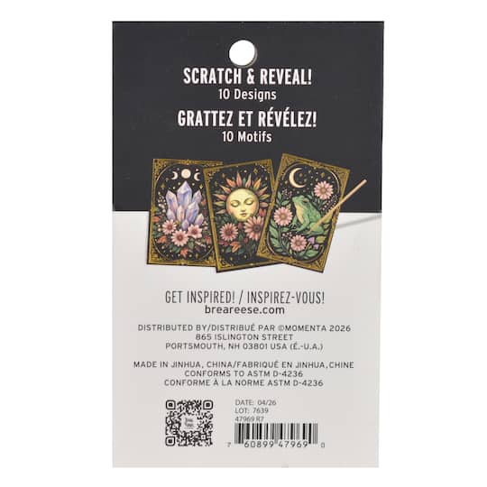 Brea Reese® Mini Moonlit Field Scratch Art Paper Pad